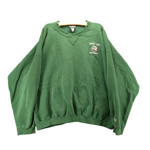 Discus Athletic Men's Pullover Sweatshirt Green 2XL Vintage Smoky Hill Football